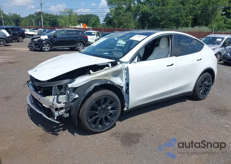 2023 Tesla Model Y Awd/Long Range Dual Motor All-Wheel Drive from USA, damaged, VIN 7SAYGDEE4PF866924